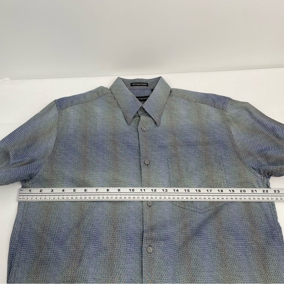 Jhane Barnes Button Up Shirt Men’s M Fabric Woven in Japan Long Sleeve - Picture 9 of 9